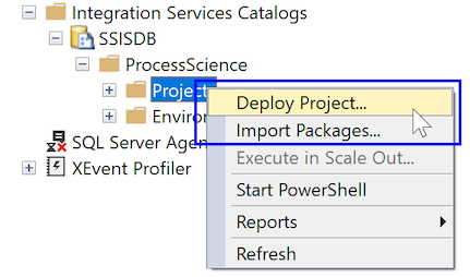 Open Projects Folder