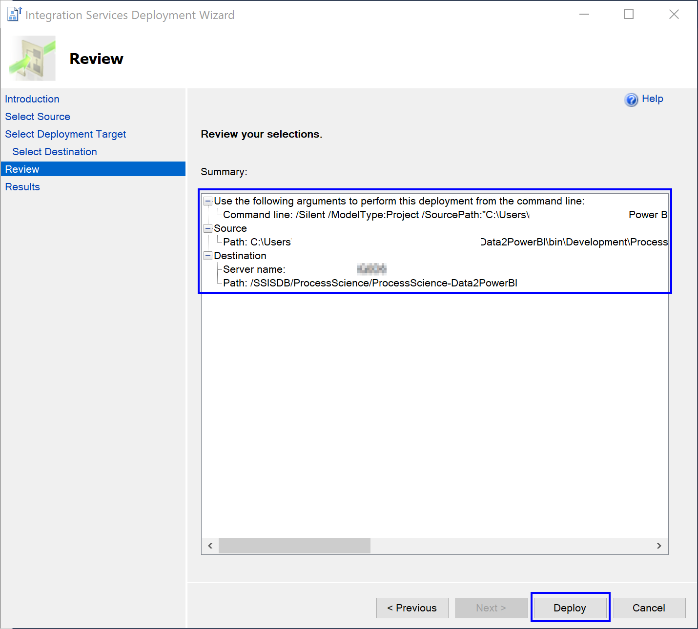 Review Deployment