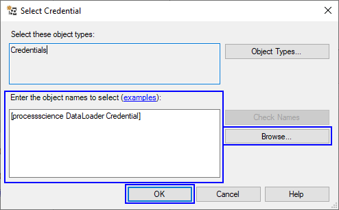 Select Credential