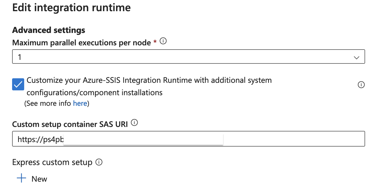 Add a SAS URI